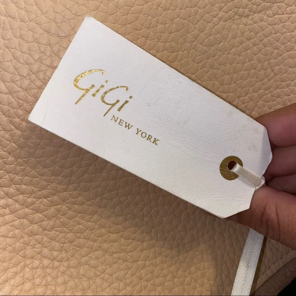NEW Gigi New York Emma Hobo blush Scotch Leather handbag